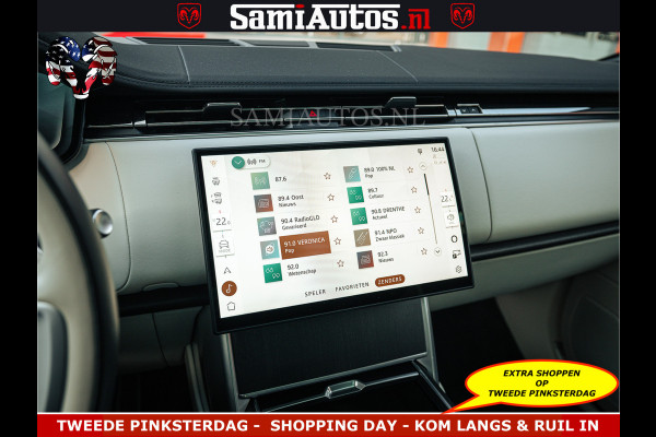 Land Rover Range Rover P550e 551 PK GARANTIE TOT 14-03-2029 | ACHTERAS BESTURING | SOFT CLOSE | HEAD-UP | FACELIFT MODEL | 23 INCH VELGEN | PANORAMADAK | STUURVERWARMING | STOEL KOELING | Incl btw | Fabrieksgarantie tot 14-03-2029 – Geniet van gemoedsrust met uitgebreide dekking tot deze datum.