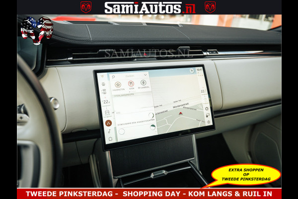 Land Rover Range Rover P550e 551 PK GARANTIE TOT 14-03-2029 | ACHTERAS BESTURING | SOFT CLOSE | HEAD-UP | FACELIFT MODEL | 23 INCH VELGEN | PANORAMADAK | STUURVERWARMING | STOEL KOELING | Incl btw | Fabrieksgarantie tot 14-03-2029 – Geniet van gemoedsrust met uitgebreide dekking tot deze datum.