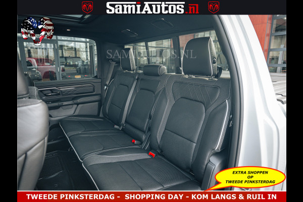 Dodge Ram Limited Night High Output 540HP 706Nm | Massage + Full Option | De Meest Luxe en Volle Pick-Up in zijn Klasse | Comfortabele Dubbele Cabine met Royale 5 Zitplaatsen | BPM vrij | Nu Leverbaar uit Voorraad | Voorraad Nr 2351 - 7478