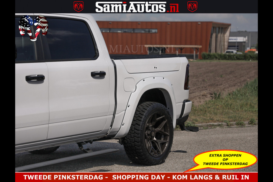 Dodge Ram Limited Night High Output 540HP 706Nm | Massage + Full Option | De Meest Luxe en Volle Pick-Up in zijn Klasse | Comfortabele Dubbele Cabine met Royale 5 Zitplaatsen | BPM vrij | Nu Leverbaar uit Voorraad | Voorraad Nr 2351 - 7478
