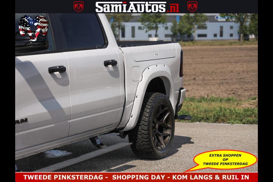 Dodge Ram Limited Night High Output 540HP 706Nm | Massage + Full Option | De Meest Luxe en Volle Pick-Up in zijn Klasse | Comfortabele Dubbele Cabine met Royale 5 Zitplaatsen | BPM vrij | Nu Leverbaar uit Voorraad | Voorraad Nr 2351 - 7478