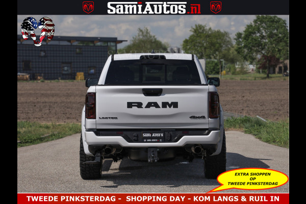 Dodge Ram Limited Night High Output 540HP 706Nm | Massage + Full Option | De Meest Luxe en Volle Pick-Up in zijn Klasse | Comfortabele Dubbele Cabine met Royale 5 Zitplaatsen | BPM vrij | Nu Leverbaar uit Voorraad | Voorraad Nr 2351 - 7478