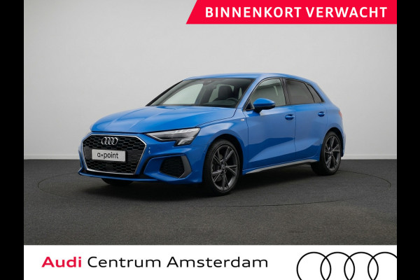 Audi A3 Sportback 40 TFSI e S-line 204 pk S-tronic | Navigatie | Parkeersensoren (Park assist) | Achteruitrijcamera | LED-lichtpakket | Stoelverwarming | S-Line |