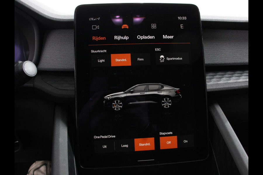 Polestar 2 Standard Range Single Motor 69 kWh 360* Camera Dab Led Verwarmde voorstoelen Navigatie Apple Carplay/Android Auto Climate Control Parkeer sensoren Panoramadak Keyless Stuurverwarming