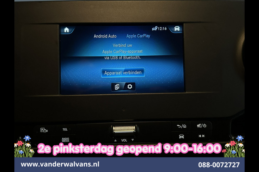 Mercedes-Benz Sprinter 316 CDI 164pk L3H2 Euro6 Airco | Camera | Apple Carplay | Cruisecontrol | Chauffeursstoel Android Auto, Bijrijdersbank