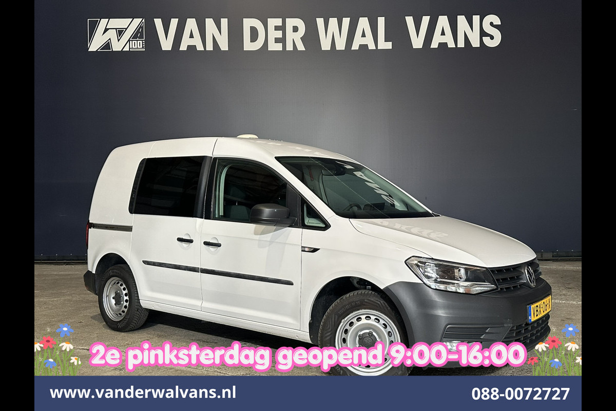 Volkswagen Caddy 2.0 TDI L1H1 Euro6 Airco | Camera | Cruisecontrol | Trekhaak Verwarmde Voorruit, Zijdeur, Parkeersensoren