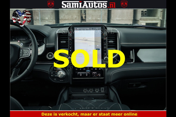 Dodge Ram 1500 Limited Night H.O 540HP 706Nm | Massage + Full Option | De Meest Luxe en Volle Pick-Up in zijn Klasse | Comfortabele Dubbele Cabine met Royale 5 Zitplaatsen | BPM vrij | Nu Leverbaar uit Voorraad | Voorraad Nr 2295 - 8559
