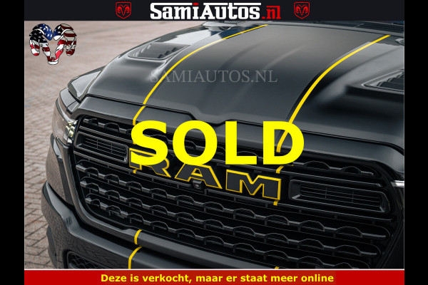 Dodge Ram 1500 Limited Night H.O 540HP 706Nm | Massage + Full Option | De Meest Luxe en Volle Pick-Up in zijn Klasse | Comfortabele Dubbele Cabine met Royale 5 Zitplaatsen | BPM vrij | Nu Leverbaar uit Voorraad | Voorraad Nr 2295 - 8559
