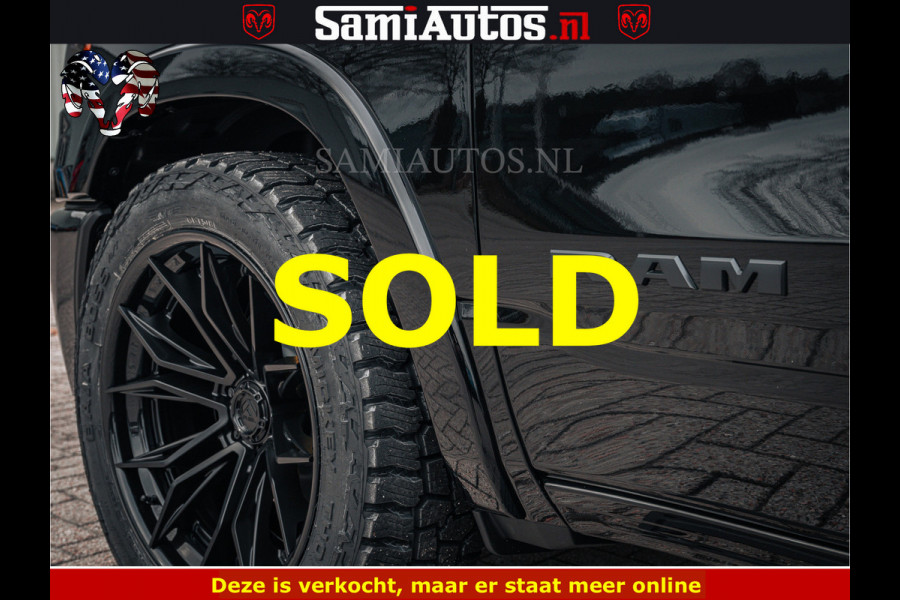 Dodge Ram 1500 Limited Night H.O 540HP 706Nm | Massage + Full Option | De Meest Luxe en Volle Pick-Up in zijn Klasse | Comfortabele Dubbele Cabine met Royale 5 Zitplaatsen | BPM vrij | Nu Leverbaar uit Voorraad | Voorraad Nr 2295 - 8559