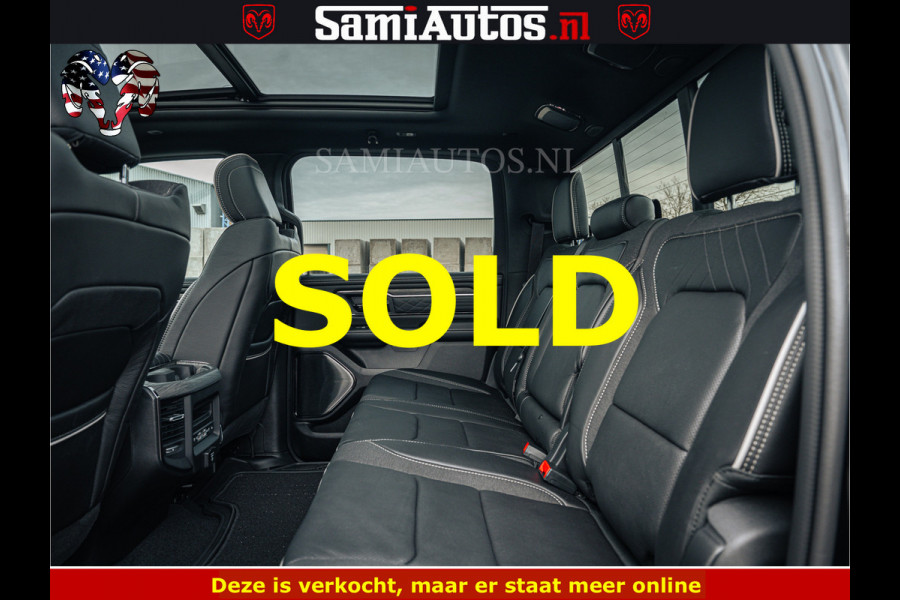 Dodge Ram 1500 Limited Night H.O 540HP 706Nm | Massage + Full Option | De Meest Luxe en Volle Pick-Up in zijn Klasse | Comfortabele Dubbele Cabine met Royale 5 Zitplaatsen | BPM vrij | Nu Leverbaar uit Voorraad | Voorraad Nr 2295 - 8559