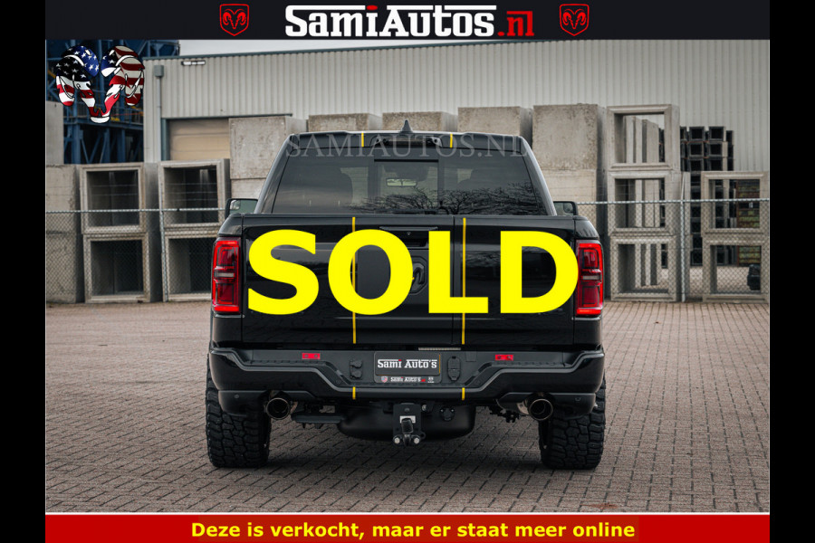 Dodge Ram 1500 Limited Night H.O 540HP 706Nm | Massage + Full Option | De Meest Luxe en Volle Pick-Up in zijn Klasse | Comfortabele Dubbele Cabine met Royale 5 Zitplaatsen | BPM vrij | Nu Leverbaar uit Voorraad | Voorraad Nr 2295 - 8559