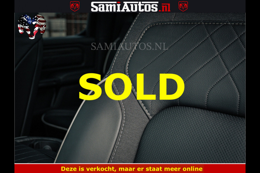 Dodge Ram 1500 Limited Night H.O 540HP 706Nm | Massage + Full Option | De Meest Luxe en Volle Pick-Up in zijn Klasse | Comfortabele Dubbele Cabine met Royale 5 Zitplaatsen | BPM vrij | Nu Leverbaar uit Voorraad | Voorraad Nr 2295 - 8559