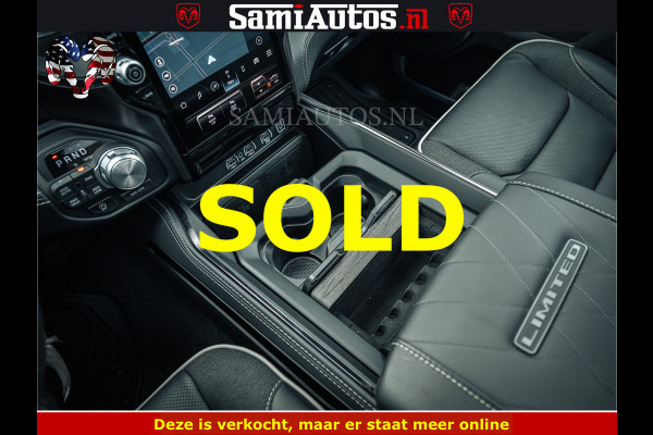 Dodge Ram 1500 Limited Night H.O 540HP 706Nm | Massage + Full Option | De Meest Luxe en Volle Pick-Up in zijn Klasse | Comfortabele Dubbele Cabine met Royale 5 Zitplaatsen | BPM vrij | Nu Leverbaar uit Voorraad | Voorraad Nr 2295 - 8559