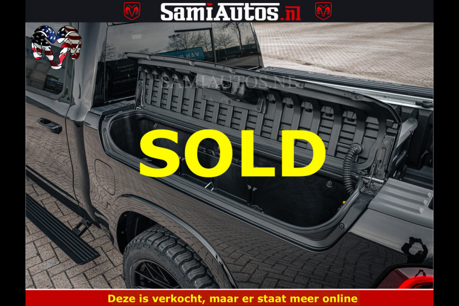 Dodge Ram 1500 Limited Night H.O 540HP 706Nm | Massage + Full Option | De Meest Luxe en Volle Pick-Up in zijn Klasse | Comfortabele Dubbele Cabine met Royale 5 Zitplaatsen | BPM vrij | Nu Leverbaar uit Voorraad | Voorraad Nr 2295 - 8559
