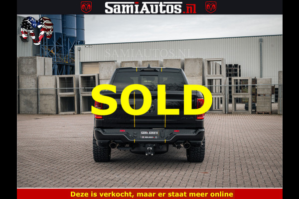 Dodge Ram 1500 Limited Night H.O 540HP 706Nm | Massage + Full Option | De Meest Luxe en Volle Pick-Up in zijn Klasse | Comfortabele Dubbele Cabine met Royale 5 Zitplaatsen | BPM vrij | Nu Leverbaar uit Voorraad | Voorraad Nr 2295 - 8559