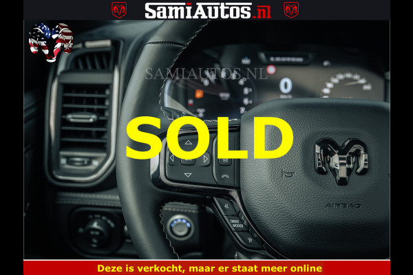 Dodge Ram 1500 Limited Night H.O 540HP 706Nm | Massage + Full Option | De Meest Luxe en Volle Pick-Up in zijn Klasse | Comfortabele Dubbele Cabine met Royale 5 Zitplaatsen | BPM vrij | Nu Leverbaar uit Voorraad | Voorraad Nr 2295 - 8559
