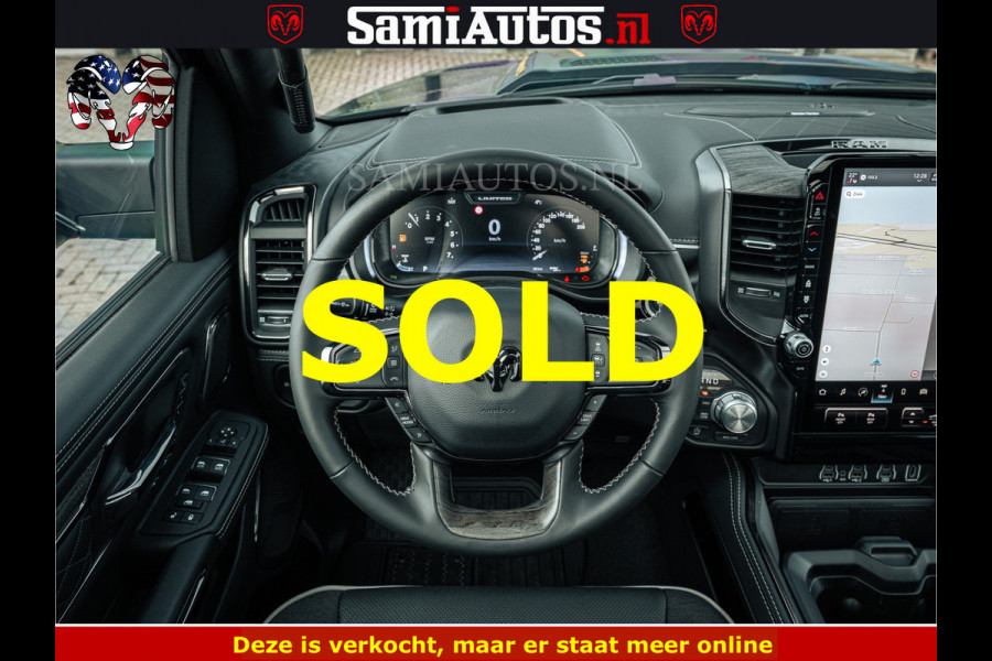 Dodge Ram 1500 Limited Night H.O 540HP 706Nm | Massage + Full Option | De Meest Luxe en Volle Pick-Up in zijn Klasse | Comfortabele Dubbele Cabine met Royale 5 Zitplaatsen | BPM vrij | Nu Leverbaar uit Voorraad | Voorraad Nr 2295 - 8559