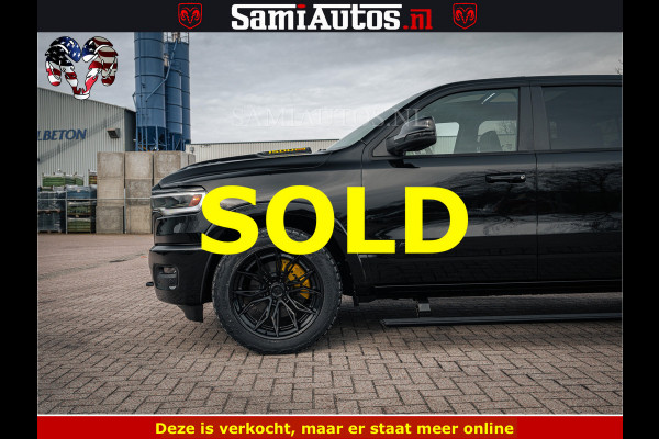 Dodge Ram 1500 Limited Night H.O 540HP 706Nm | Massage + Full Option | De Meest Luxe en Volle Pick-Up in zijn Klasse | Comfortabele Dubbele Cabine met Royale 5 Zitplaatsen | BPM vrij | Nu Leverbaar uit Voorraad | Voorraad Nr 2295 - 8559