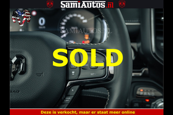 Dodge Ram 1500 Limited Night H.O 540HP 706Nm | Massage + Full Option | De Meest Luxe en Volle Pick-Up in zijn Klasse | Comfortabele Dubbele Cabine met Royale 5 Zitplaatsen | BPM vrij | Nu Leverbaar uit Voorraad | Voorraad Nr 2295 - 8559