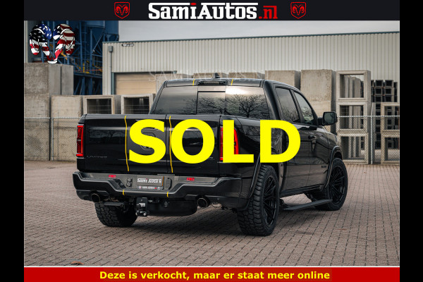 Dodge Ram 1500 Limited Night H.O 540HP 706Nm | Massage + Full Option | De Meest Luxe en Volle Pick-Up in zijn Klasse | Comfortabele Dubbele Cabine met Royale 5 Zitplaatsen | BPM vrij | Nu Leverbaar uit Voorraad | Voorraad Nr 2295 - 8559