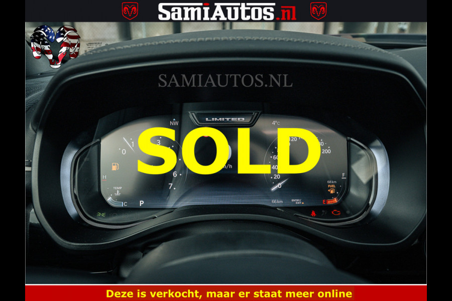Dodge Ram 1500 Limited Night H.O 540HP 706Nm | Massage + Full Option | De Meest Luxe en Volle Pick-Up in zijn Klasse | Comfortabele Dubbele Cabine met Royale 5 Zitplaatsen | BPM vrij | Nu Leverbaar uit Voorraad | Voorraad Nr 2295 - 8559