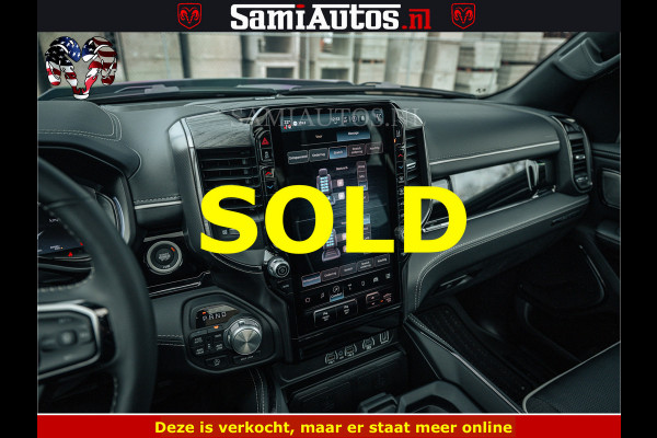 Dodge Ram 1500 Limited Night H.O 540HP 706Nm | Massage + Full Option | De Meest Luxe en Volle Pick-Up in zijn Klasse | Comfortabele Dubbele Cabine met Royale 5 Zitplaatsen | BPM vrij | Nu Leverbaar uit Voorraad | Voorraad Nr 2295 - 8559