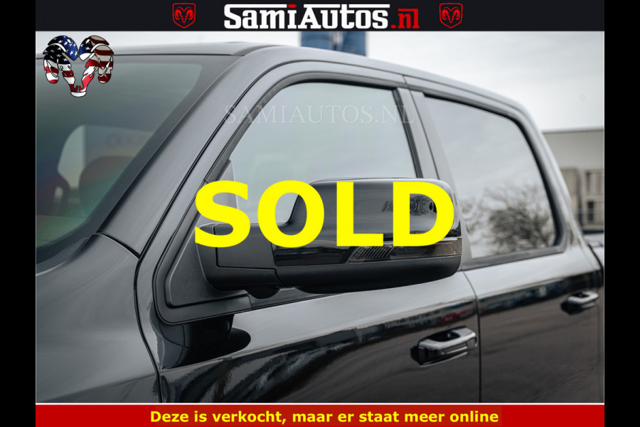 Dodge Ram 1500 Limited Night H.O 540HP 706Nm | Massage + Full Option | De Meest Luxe en Volle Pick-Up in zijn Klasse | Comfortabele Dubbele Cabine met Royale 5 Zitplaatsen | BPM vrij | Nu Leverbaar uit Voorraad | Voorraad Nr 2295 - 8559