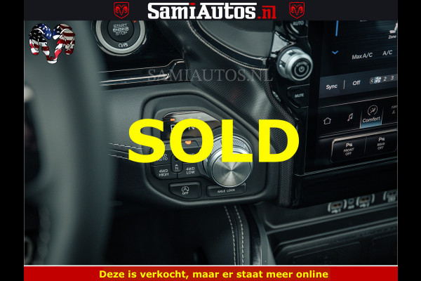 Dodge Ram 1500 Limited Night H.O 540HP 706Nm | Massage + Full Option | De Meest Luxe en Volle Pick-Up in zijn Klasse | Comfortabele Dubbele Cabine met Royale 5 Zitplaatsen | BPM vrij | Nu Leverbaar uit Voorraad | Voorraad Nr 2295 - 8559