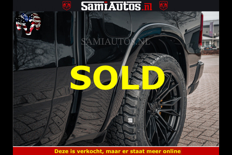 Dodge Ram 1500 Limited Night H.O 540HP 706Nm | Massage + Full Option | De Meest Luxe en Volle Pick-Up in zijn Klasse | Comfortabele Dubbele Cabine met Royale 5 Zitplaatsen | BPM vrij | Nu Leverbaar uit Voorraad | Voorraad Nr 2295 - 8559