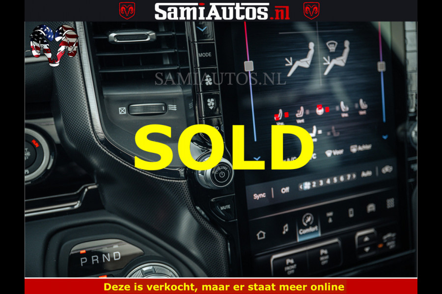 Dodge Ram 1500 Limited Night H.O 540HP 706Nm | Massage + Full Option | De Meest Luxe en Volle Pick-Up in zijn Klasse | Comfortabele Dubbele Cabine met Royale 5 Zitplaatsen | BPM vrij | Nu Leverbaar uit Voorraad | Voorraad Nr 2295 - 8559