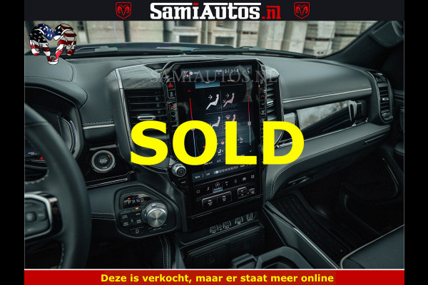 Dodge Ram 1500 Limited Night H.O 540HP 706Nm | Massage + Full Option | De Meest Luxe en Volle Pick-Up in zijn Klasse | Comfortabele Dubbele Cabine met Royale 5 Zitplaatsen | BPM vrij | Nu Leverbaar uit Voorraad | Voorraad Nr 2295 - 8559