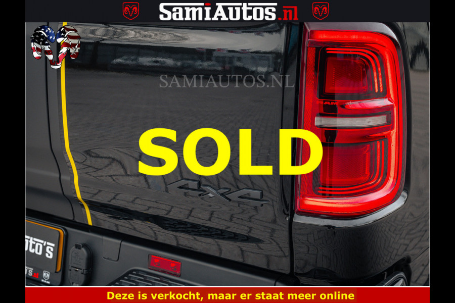 Dodge Ram 1500 Limited Night H.O 540HP 706Nm | Massage + Full Option | De Meest Luxe en Volle Pick-Up in zijn Klasse | Comfortabele Dubbele Cabine met Royale 5 Zitplaatsen | BPM vrij | Nu Leverbaar uit Voorraad | Voorraad Nr 2295 - 8559