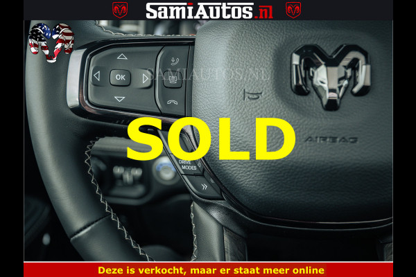 Dodge Ram 1500 Limited Night H.O 540HP 706Nm | Massage + Full Option | De Meest Luxe en Volle Pick-Up in zijn Klasse | Comfortabele Dubbele Cabine met Royale 5 Zitplaatsen | BPM vrij | Nu Leverbaar uit Voorraad | Voorraad Nr 2295 - 8559
