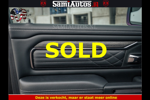 Dodge Ram 1500 Limited Night H.O 540HP 706Nm | Massage + Full Option | De Meest Luxe en Volle Pick-Up in zijn Klasse | Comfortabele Dubbele Cabine met Royale 5 Zitplaatsen | BPM vrij | Nu Leverbaar uit Voorraad | Voorraad Nr 2295 - 8559