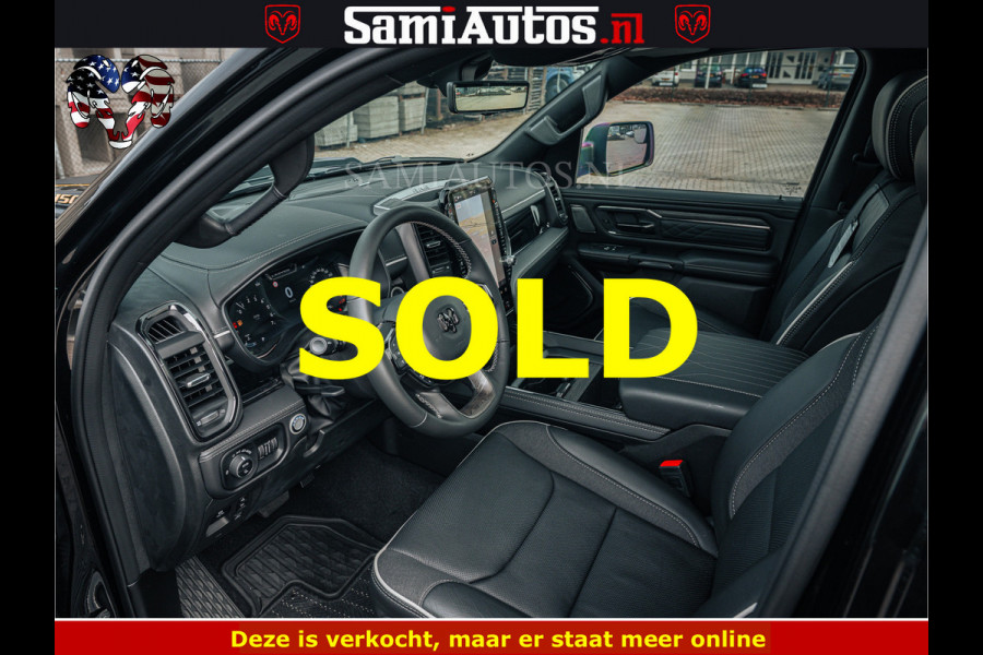 Dodge Ram 1500 Limited Night H.O 540HP 706Nm | Massage + Full Option | De Meest Luxe en Volle Pick-Up in zijn Klasse | Comfortabele Dubbele Cabine met Royale 5 Zitplaatsen | BPM vrij | Nu Leverbaar uit Voorraad | Voorraad Nr 2295 - 8559