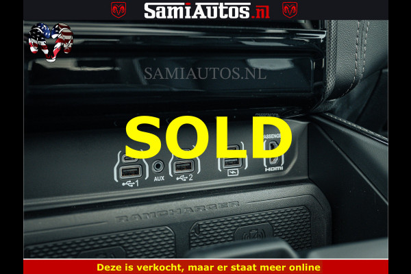 Dodge Ram 1500 Limited Night H.O 540HP 706Nm | Massage + Full Option | De Meest Luxe en Volle Pick-Up in zijn Klasse | Comfortabele Dubbele Cabine met Royale 5 Zitplaatsen | BPM vrij | Nu Leverbaar uit Voorraad | Voorraad Nr 2295 - 8559