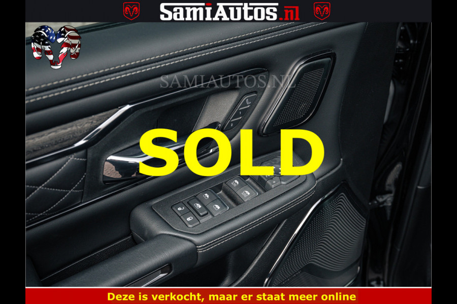 Dodge Ram 1500 Limited Night H.O 540HP 706Nm | Massage + Full Option | De Meest Luxe en Volle Pick-Up in zijn Klasse | Comfortabele Dubbele Cabine met Royale 5 Zitplaatsen | BPM vrij | Nu Leverbaar uit Voorraad | Voorraad Nr 2295 - 8559