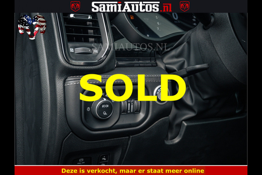 Dodge Ram 1500 Limited Night H.O 540HP 706Nm | Massage + Full Option | De Meest Luxe en Volle Pick-Up in zijn Klasse | Comfortabele Dubbele Cabine met Royale 5 Zitplaatsen | BPM vrij | Nu Leverbaar uit Voorraad | Voorraad Nr 2295 - 8559