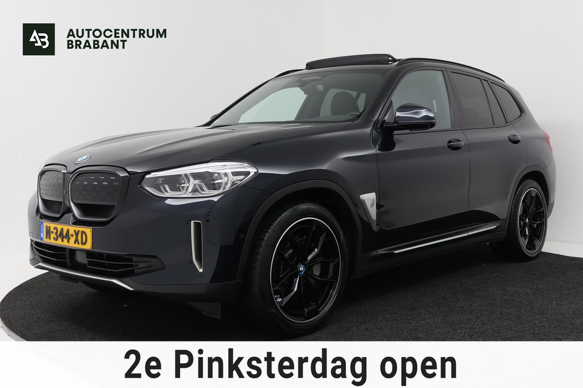 BMW iX3 High Executive 80 kWh M-pakket (1e eigenaar, NL-auto, Dealer OnderH, Panoramadak, Navi Pro, Leder, StoelV, Etc)