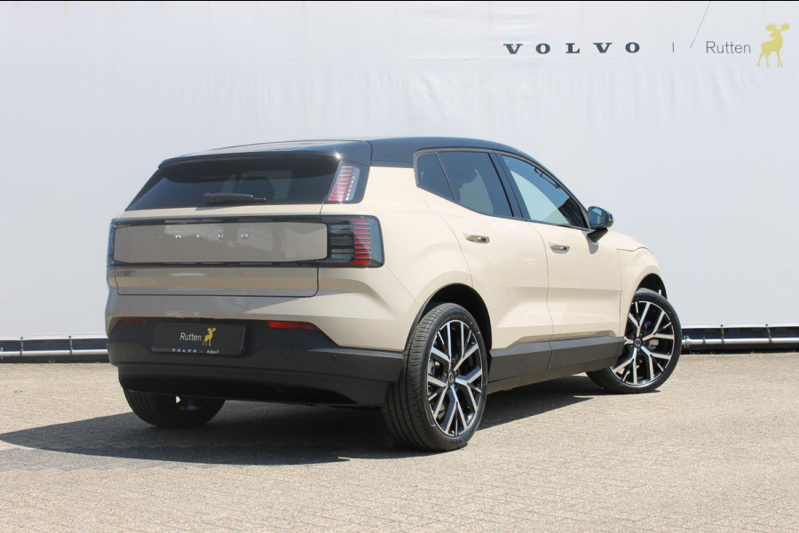 Volvo EX30 272PK Automaat Single Motor Ext. Range Plus Europa Elektrisch verstelbare voorstoelen / Verwarmbare voorstoelen en verwarmbaar stuurwiel / 20" lichtmetalen velgen