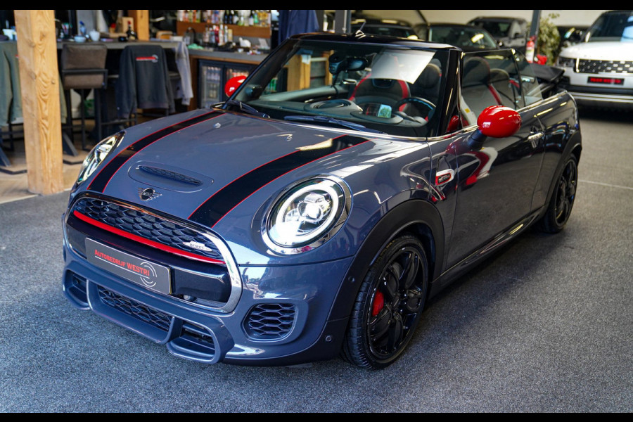 MINI Cabrio 2.0 John Cooper Works Chili | Cabriolet | Luxe Leder / Alcantara | Harman/Kardon | Camera | 231PK | HuD