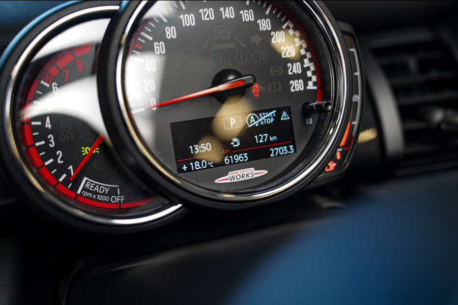 MINI Cabrio 2.0 John Cooper Works Chili | Cabriolet | Luxe Leder / Alcantara | Harman/Kardon | Camera | 231PK | HuD