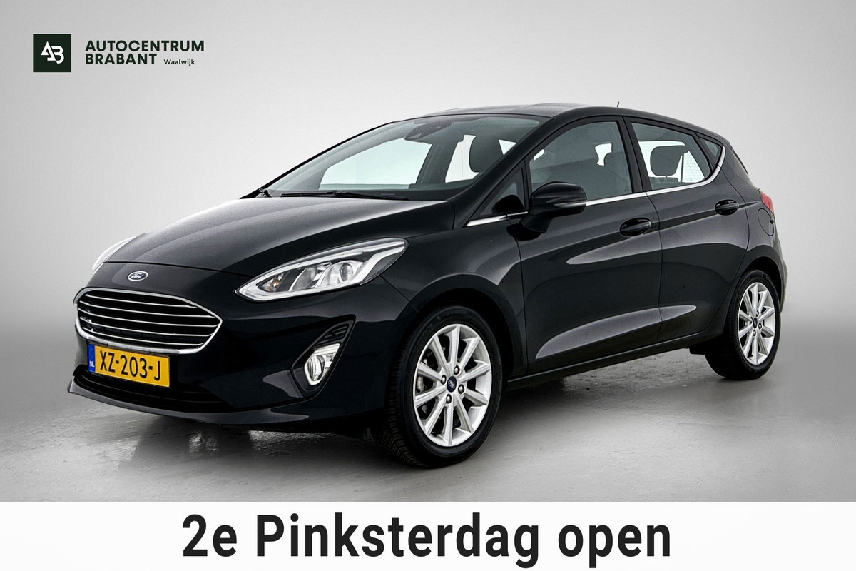 Ford Fiesta 1.0 EcoBoost Titanium (NAVIGATIE, CARPLAY, STUURBEDIENING, LM VELGEN., 1e EIGENAAR, DEALER ONDERHOUDEN)