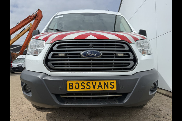 Ford Transit 2.0 TDCI 130PK L2H2 Airco Cruise Control Parkeersensoren Stoelverwarming Zwaailampen Kastwand Inbouw