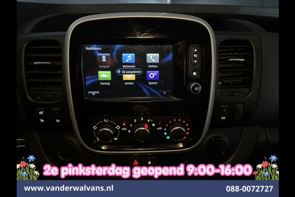 Renault Trafic 2.0 dCi 120pk L2H1 Inrichting Euro6 *Rijklaar Direct rijden* Airco | Camera | Navigatie | LED | Cruisecontrol Trekhaak, Parkeersensoren, Dakdragers, Bijrijdersbank