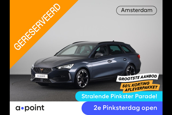 CUPRA Leon Sportstourer 1.4 TSI eHybrid PHEV FR Business Intense 204 pk Automaat (DSG) | Navigatie | Parkeersensoren achter | Autom. airco (3 zones) | Stoelverwarming | Keyless |