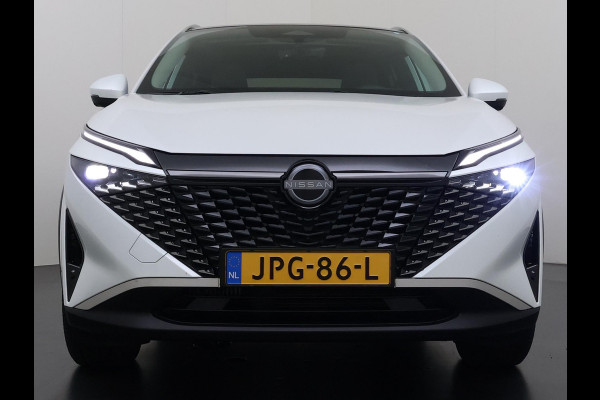 Nissan QASHQAI 1.3 MHEV Xtronic N-Connecta ONDERHOUD GEHAD BIJ DE DEALER | DIRECT LEVERBAAR | FABRIEKSGARANTIE | PANORAMADAK | VOORRUITVERWARMING | STOEL- & STUURVERWARMING | 360° CAMERA | DODEHOEKDETECTIE | HEAD-UP DISPLAY | ELEKTRISCHE ACHTERKLEP