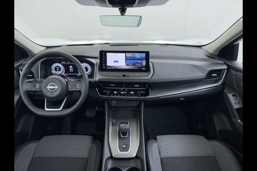 Nissan QASHQAI 1.3 MHEV Xtronic N-Connecta ONDERHOUD GEHAD BIJ DE DEALER | DIRECT LEVERBAAR | FABRIEKSGARANTIE | PANORAMADAK | VOORRUITVERWARMING | STOEL- & STUURVERWARMING | 360° CAMERA | DODEHOEKDETECTIE | HEAD-UP DISPLAY | ELEKTRISCHE ACHTERKLEP