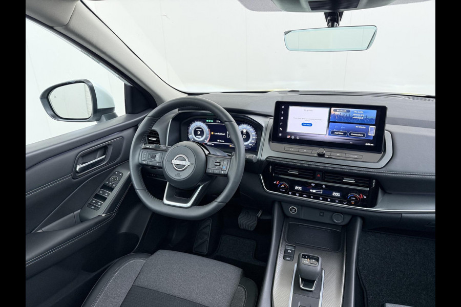 Nissan QASHQAI 1.3 MHEV Xtronic N-Connecta ONDERHOUD GEHAD BIJ DE DEALER | DIRECT LEVERBAAR | FABRIEKSGARANTIE | PANORAMADAK | VOORRUITVERWARMING | STOEL- & STUURVERWARMING | 360° CAMERA | DODEHOEKDETECTIE | HEAD-UP DISPLAY | ELEKTRISCHE ACHTERKLEP