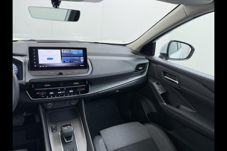 Nissan QASHQAI 1.3 MHEV Xtronic N-Connecta ONDERHOUD GEHAD BIJ DE DEALER | DIRECT LEVERBAAR | FABRIEKSGARANTIE | PANORAMADAK | VOORRUITVERWARMING | STOEL- & STUURVERWARMING | 360° CAMERA | DODEHOEKDETECTIE | HEAD-UP DISPLAY | ELEKTRISCHE ACHTERKLEP